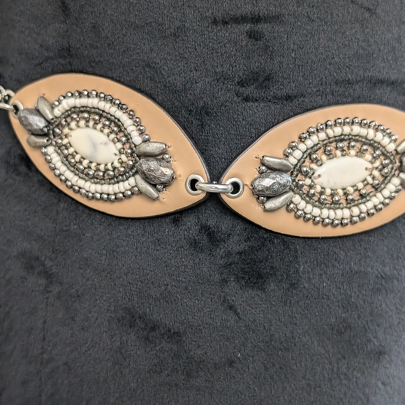 Chico's Beaded Belt, 52" - Picture 3 of 10